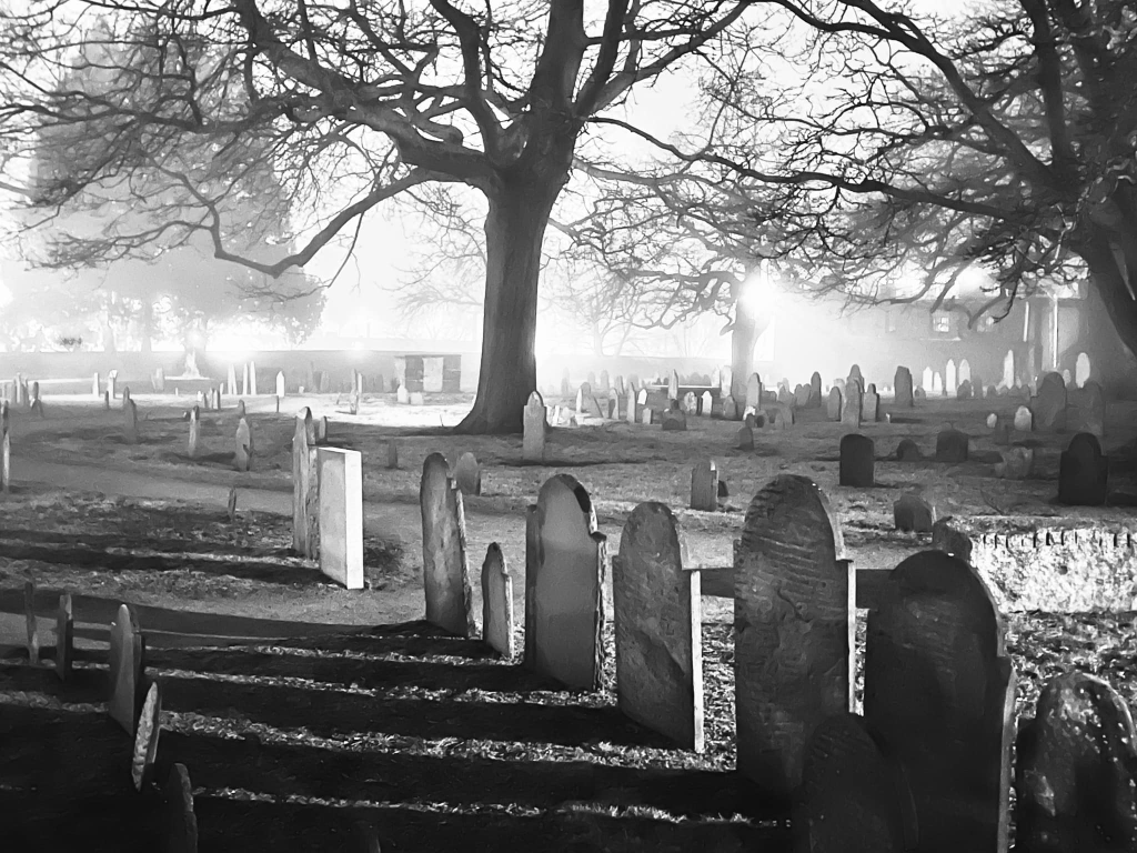 Salem Ghost Tour at Charter st. cemetery